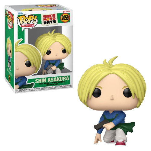 Boneco Funko Pop! Sakamoto Days - Shin Asakura Sakamoto Days #2059 - Produto Original