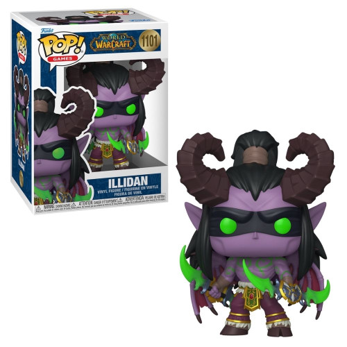 Boneco Funko Pop! World Of Warcraft - Illidan World Of Warcraft #1101 - Produto Original