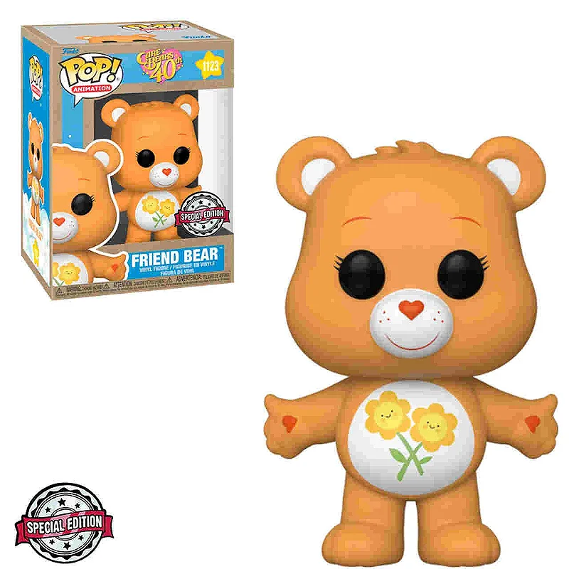 Boneco Funko Pop 40 Anos Ursinhos Carinhosos - Friend Bear 1123-Os Ursinhos Carinhosos-1123