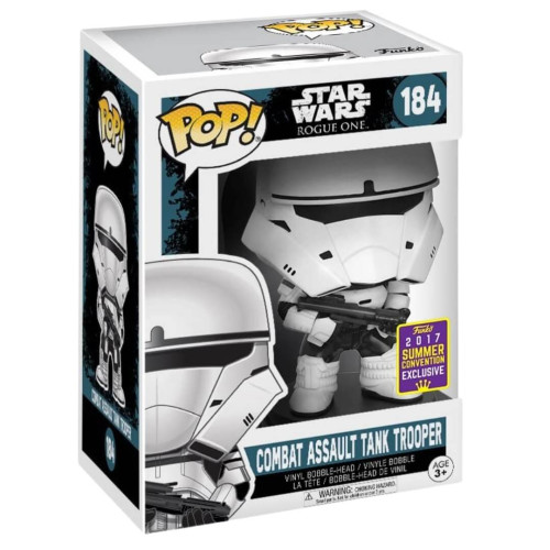 Boneco Funko Pop Combat Assault Tank Trooper - STAR WARS ROGUE ONE - #184