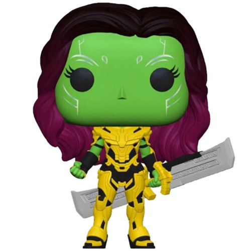 Boneco Funko Pop Gamora with Blade Of Thanos Marvel Studios What If...? #970 - Produto Original