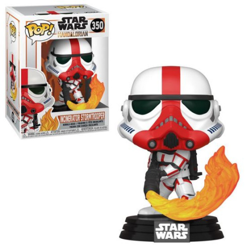 Boneco Funko Pop Incinerator Stormtrooper - Star Wars The Mandalorian - #350