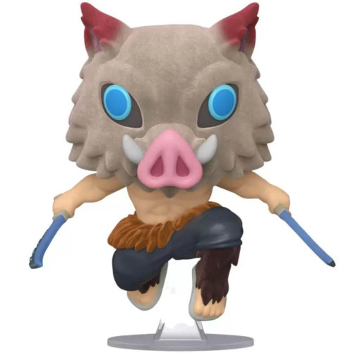Boneco Funko Pop Inosuke Hashibira Flocked Demon Slayer: Kimetsu No Yaiba #875 - Produto Original