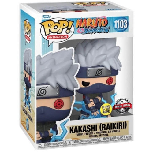 Boneco Funko Pop Kakashi Raikiri GITD Special Edition - Naruto Shippuden - #1103