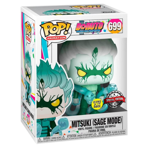 Boneco Funko Pop Mitsuki Sage Mode GITD Special Edition - Boruto Naruto Next Generations - #699
