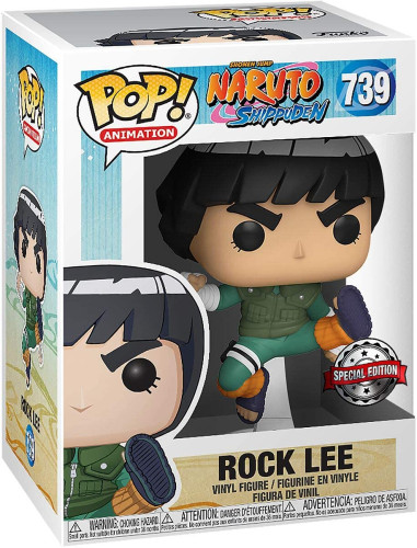 Boneco Funko Pop Rock Lee - Naruto Shippuden - #739