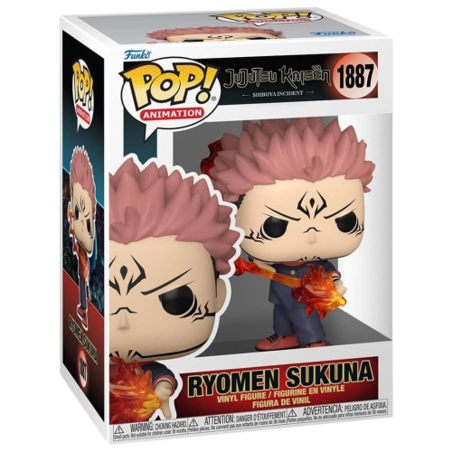 Boneco Funko Pop Ryomen Sukuna - Jujutsu Kaisen - #1887