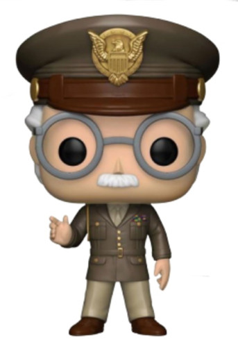 Boneco Funko Pop Stan Lee General Marvel Captain America: The First Avenger #282 - Produto Original