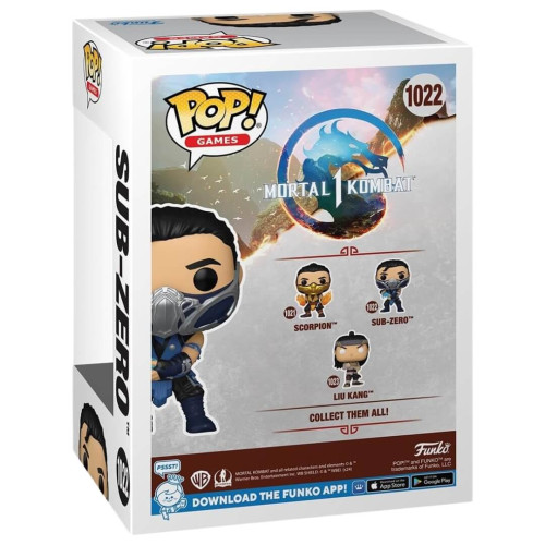 Boneco Funko Pop Sub-Zero - Mortal Kombat 1 - #1022