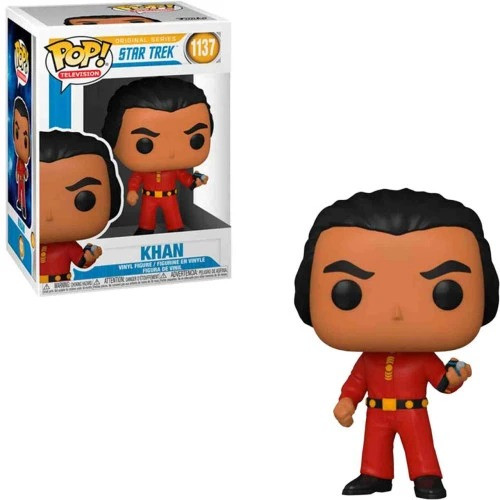 Funko Pop Star Trek Khan #1137 (sem Caixa) - Star Trek - #1137 FUNKO POP #1137 - Produto Original
