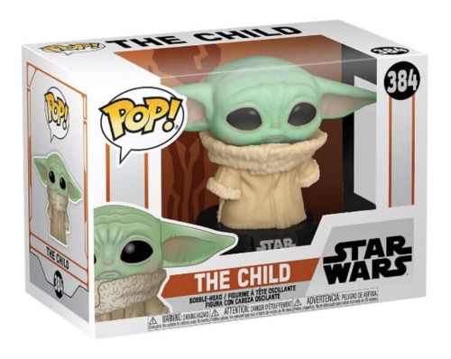 Boneco Funko Pop The Child Concerned Baby Yoda - Star Wars: The Mandalorian - #384