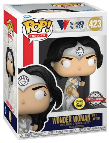 Boneco Funko Pop Wonder Woman White Lantern - W8nder W0man - #423
