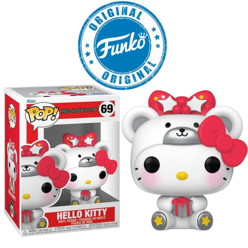 Boneco Hello Kitty Polar Bear Pop Funko 69-Hello Kitty-69