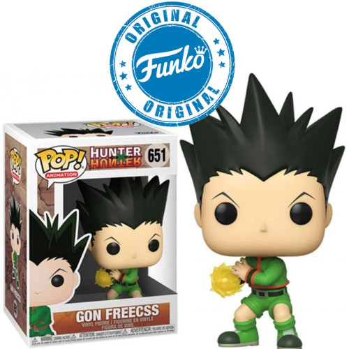 Boneco Hunter X Hunter Gon Freecss Pop Funko 651-Hunter X Hunter-651