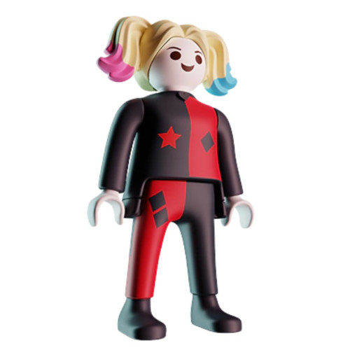 Boneco Kinder Ovo Playmobil DC Comics - Arlequina Dc Comics # - Produto Original