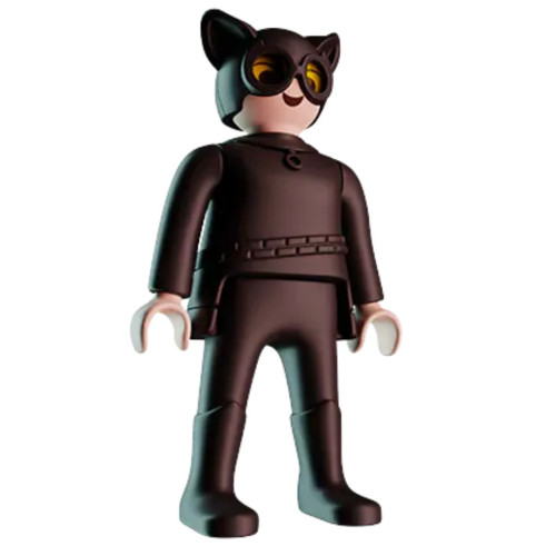 Boneco Kinder Ovo Playmobil DC Comics - Mulher Gato Dc Comics # - Produto Original