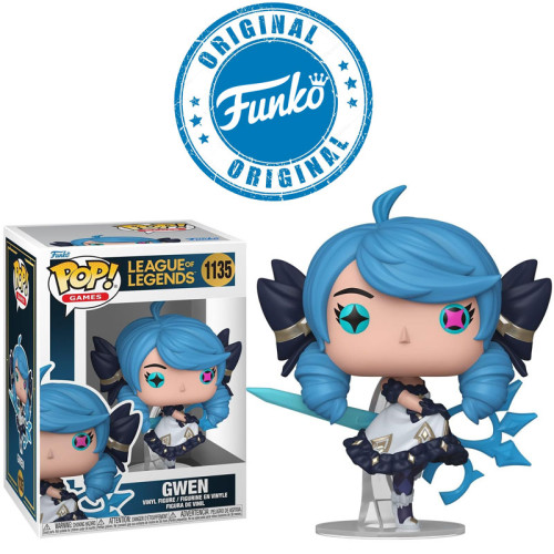 Boneco League Of Legends Gwen Pop Funko 1135-League Of Legends-1135