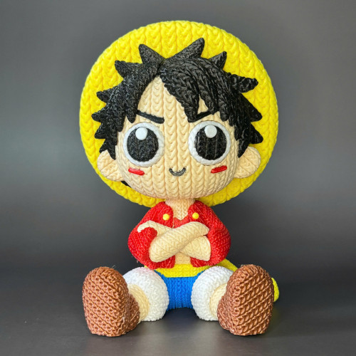 Boneco Luffy Crochê 3D One Piece # - Produto Original