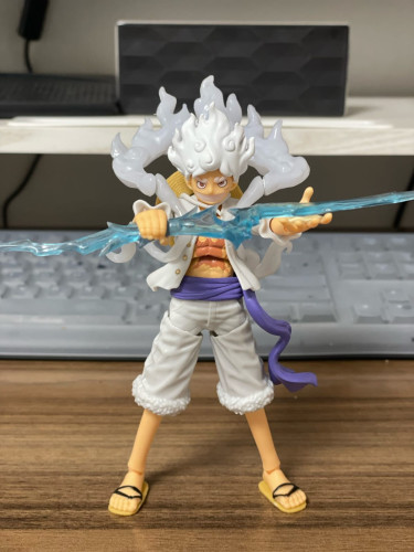 Action Figures Boneco Luffy Gear 5 One Piece Articulado Com Acessorios - One Piece - #