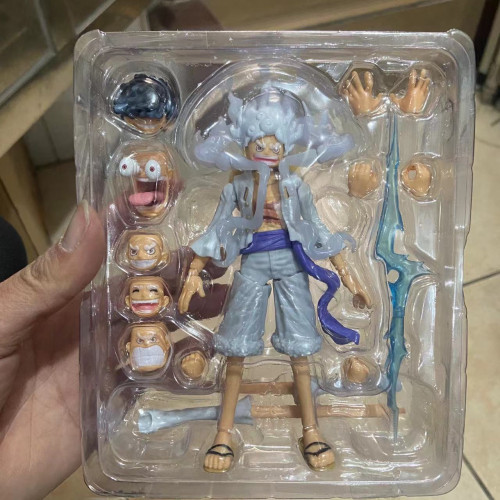Action Figures Boneco Luffy Gear 5 One Piece Articulado Com Acessorios - One Piece - #