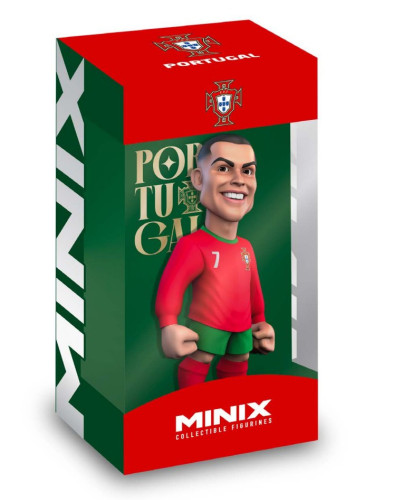 Boneco Minix Cristiano Ronaldo Cr7 - Futebol Seleção De Portugal # - Produto Original