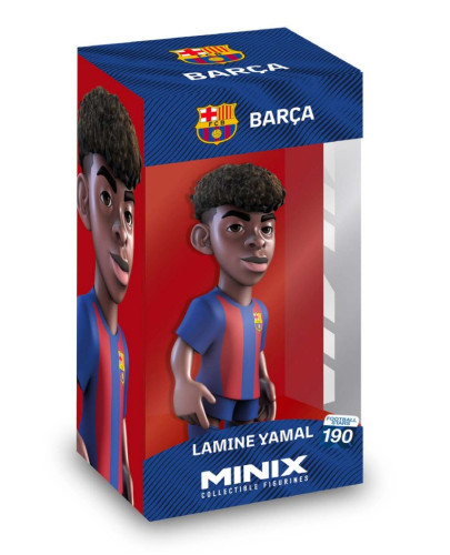 Boneco Minix Lamine Yamal - Futebol Barcelona # - Produto Original