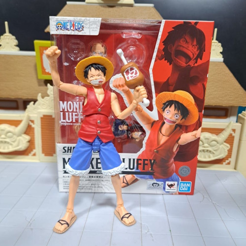 Action Figures Boneco Monkey D Luffy S.h.figuarts One Piece Oficial Bandai - One Piece - #