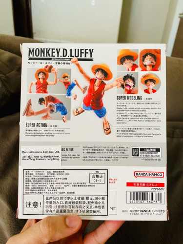 Action Figures Boneco Monkey D Luffy S.h.figuarts One Piece Oficial Bandai - One Piece - #