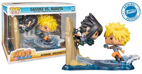 Boneco Naruto Shippuden Sasuke Vs. Naruto Anime Moments Pop Funko 732-Naruto Shippuden-732