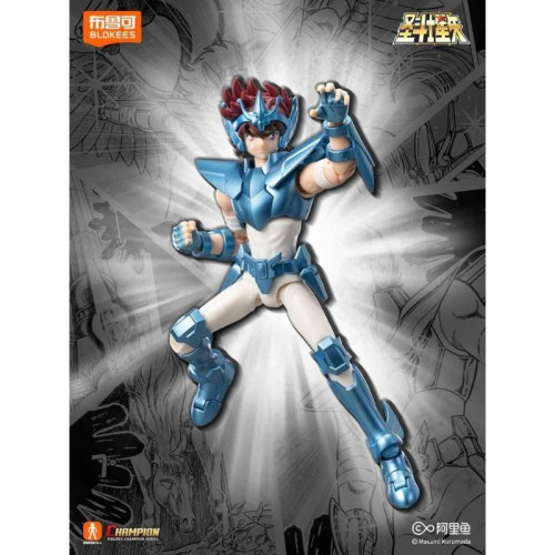 Action Figures Boneco Saint Seiya Os Cavaleiros do Zodíaco Seiya Pegasus Champion Class Blokees - Saint Seiya Cavaleiros Do Zodíaco - #