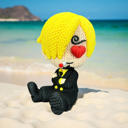 Boneco Sanji Crochê One Piece # - Produto Original