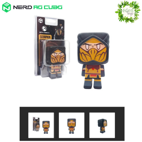 Action Figures Boneco Scorpion MK Kubos - Nerd ao Cubo (cód 325)-Mortal Kombat-
