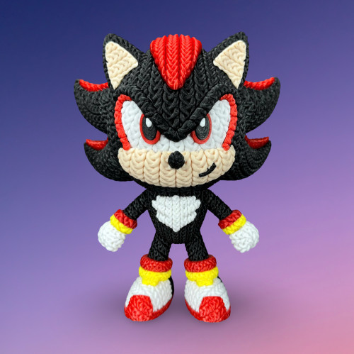 Boneco Shadow Crochê 3D Sonic # - Produto Original