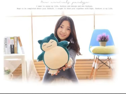 Almofadas Boneco Snorlax Pelucia Anime Pokemon Brinquedo Macio E Fofo - Pokemon - #