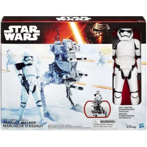 Action Figures Boneco Star Wars Stormtrooper Assault Walker, Poe Dameron SpeederBike - Hasbro (30cm)-Star Wars-