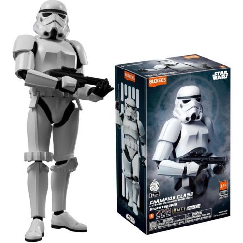 Boneco Star Wars The Empire Strikes Back Stormtrooper Champion Class Blokees Model Kit Star Wars # - Produto Original