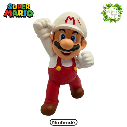 Action Figures Boneco Super Mário - Mário fire Nintendo (cód 219)-Super Mario-