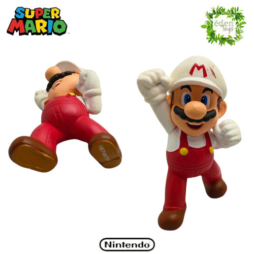 Action Figures Boneco Super Mário - Mário fire Nintendo (cód 219) - Super Mario - #
