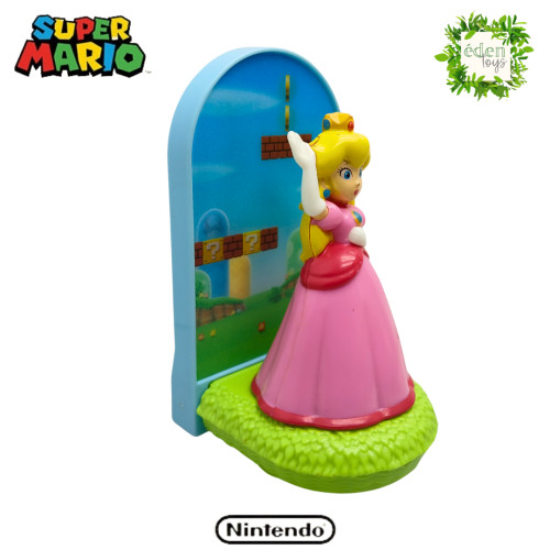 Action Figures Boneco Super Mario - Princesa fundo colorido (cód 051) - Super Mario Bros - #