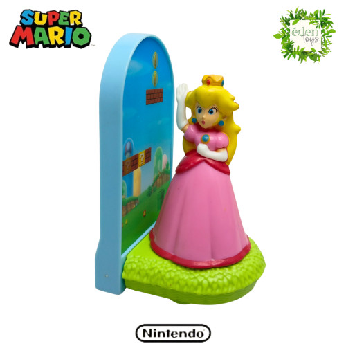 Action Figures Boneco Super Mario - Princesa fundo colorido (cód 051) - Super Mario Bros - #