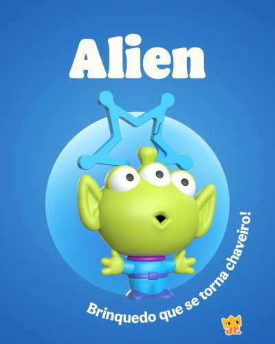 Boneco Toy Story - Alien-Disney-