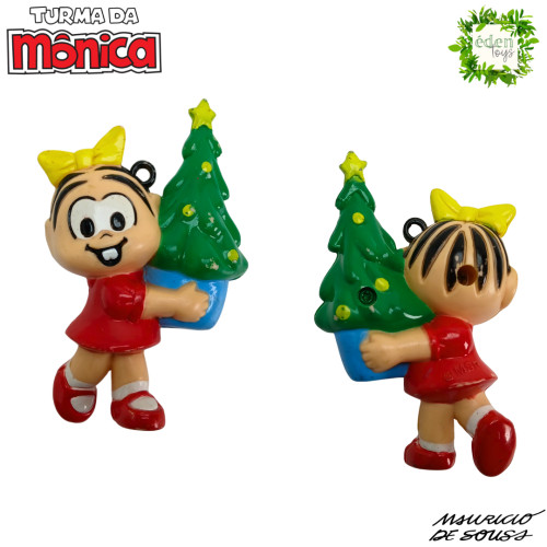 Action Figures Boneco Turma do Mônica - Mônica natal (cód 587) - Turma Da Mônica - #