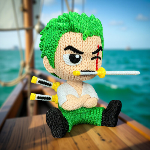 Boneco Zoro Crochê 3D One Piece # - Produto Original