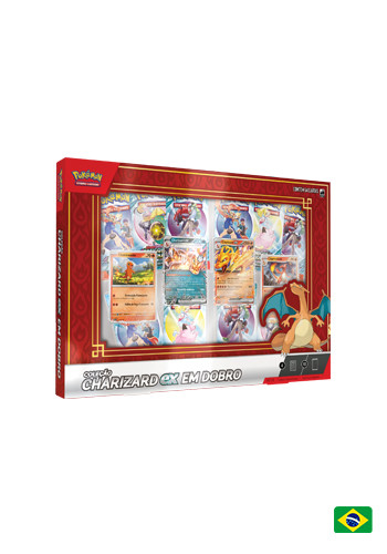 (pt-br) Box Coleção - Charizard Ex Em Dobro-Pokemon TCG-