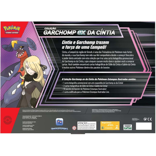 Box Pokemon Coleçao Garchomp Ex da Cíntia 63 Cartas Copag TCG - Pokemon Estampas Ilustradas - #