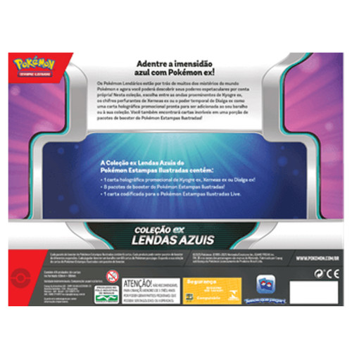 Box Pokémon Escarlate e Violeta Coleção EX Lendas Azuis Xerneas EX Copag - Pokemon - #