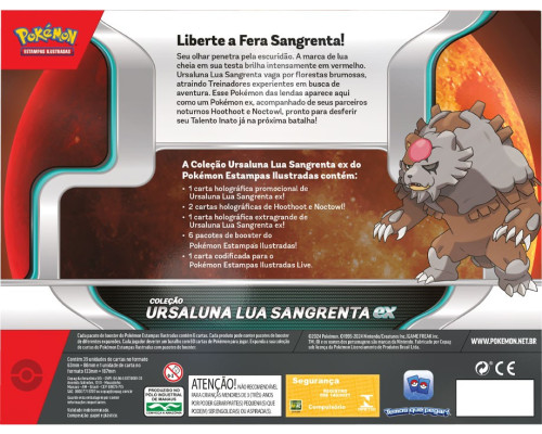 Box Pokémon Ursaluna Lua Sangrenta EX Copag - Pokemon - #