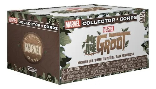 Funko Pop Box We Are Groot - Exclusive - Marvel Collector Corps - #01