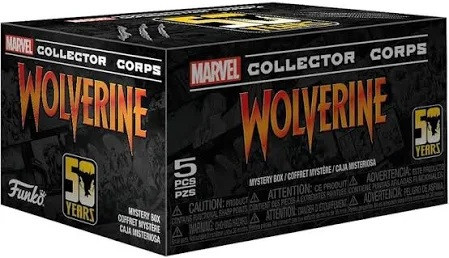 Funko Pop Box Wolverine - Exclusive - Marvel Collector Corps - #01