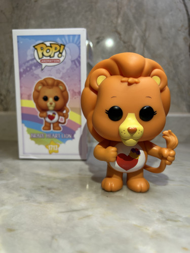 Funko Pop Brave Heart Lion - Coração ♥️ Valente  - Ursinhos Carinhos - - Animation Care Bears - #1713